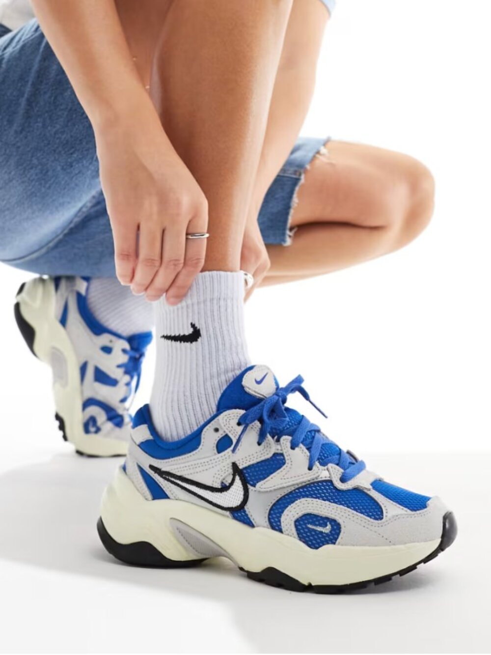 Nike AL8 Sneakers in Blue & Gray size W 10